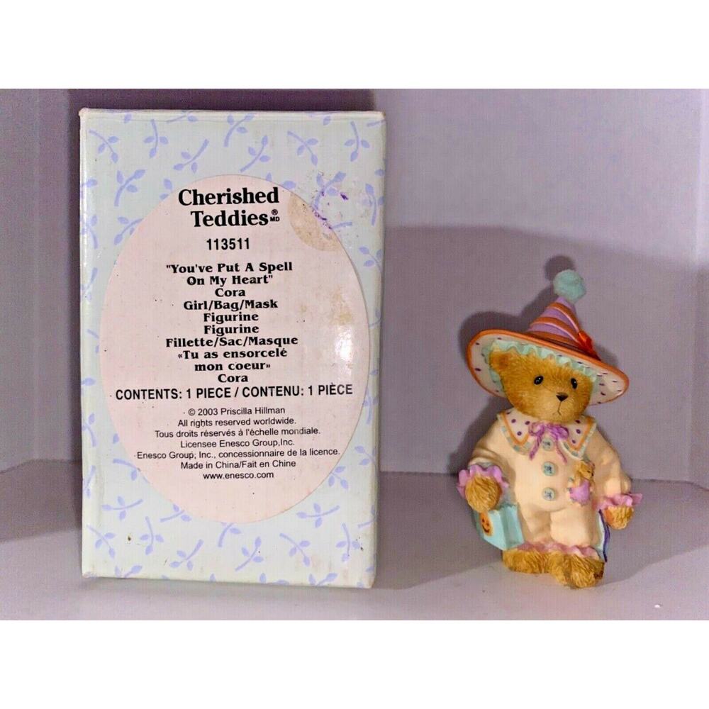 Cherished Teddies Cora "You Put A Spell On My Heart" Figurine U8
